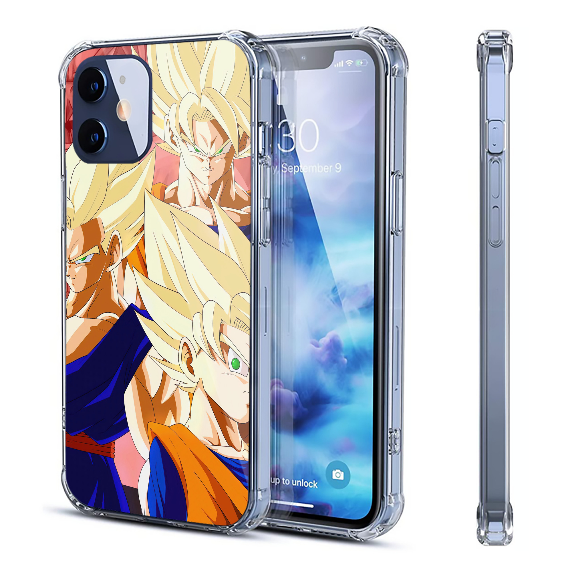 （画像用） ドラゴンボール DRAGON BALL 【iPhone 12シリーズ対応】透明スマホケース（クリアソフトケース）